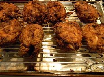 Golden Fried Chicken With Pan Gravy