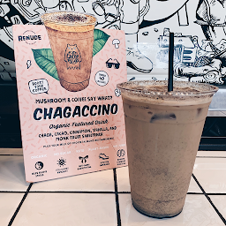 Iced Chagachino Mushroom Latte + Espresso