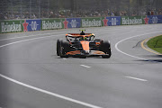 Lando Norris posted a flying lap of 1:18.564 on soft tyres midway through the session, and the time held up despite a late dash at the end by Red Bull's reigning world champion Max Verstappen, who was 0.018 seconds slower.