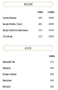 Gatsby Kitchen & Bar by Club BW menu 5