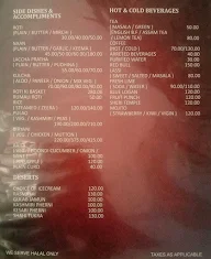 Kashmir Flavour menu 4