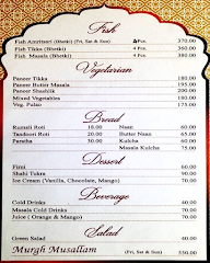 The Royal King Restaurant menu 3