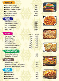 Burgir hut menu 1