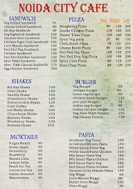 Noida City Cafe menu 4