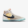 blazer mid '77 cream 2 / orange / glacier ice / armory navy