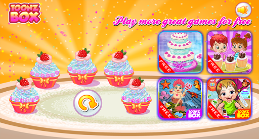 Berry Cup Cake Cooking