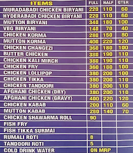 Shama Muradabadi Chicken Corner menu 1