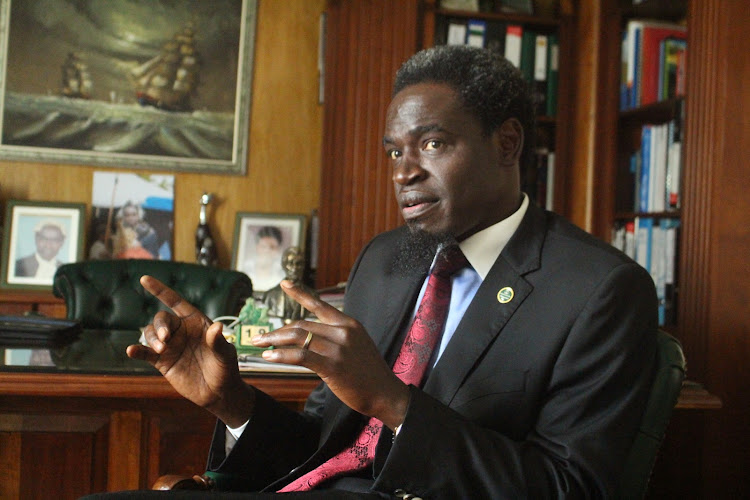 Former Law Society of Kenya president Nelson Havi during an interview in his office in Westlands on February 20, 2024