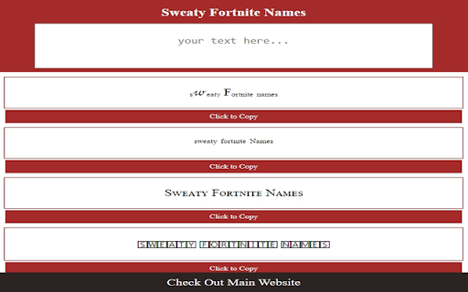 Sweaty Fortnite Names- Copy Paste