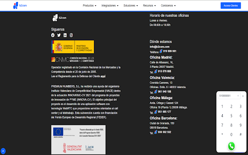 b2com ClickToContact screenshot 4