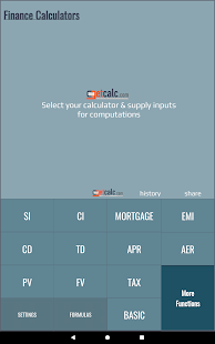 Financial Calculator Screenshot