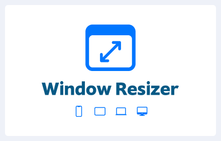 Window Resizer chrome extension