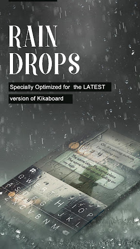 Rain Drops Kika Flat Theme