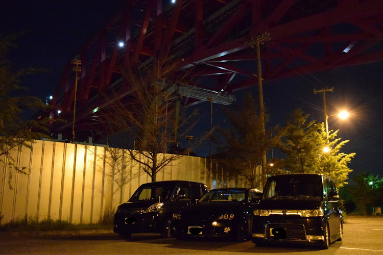 タントカスタムの裏七・夜の撮影会・キャンギャルもどき・マークX120・ソリオに関するカスタム事例の投稿画像2枚目