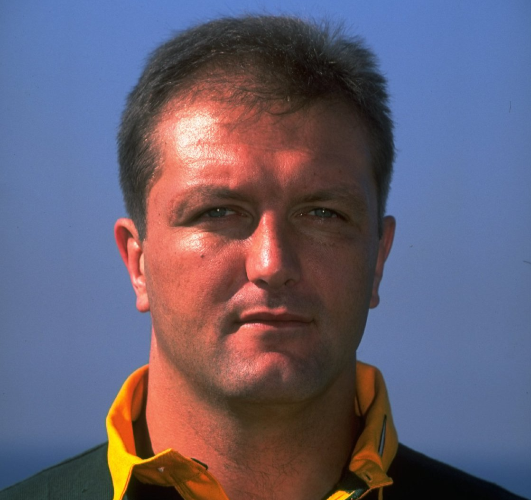 Former rugby star Hannes Strydom of South Africa has died at the age of 58. Picture: GETTY IMAGES