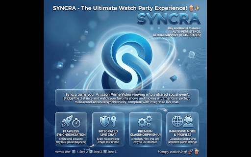 Syncra - Premium Watch Party screenshot 1