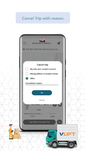 Screenshot VLIFT Driver Partner App