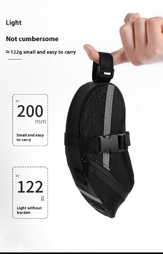 Title 2, Mountain Bike Cycling Quick Release Tail Bag wi...