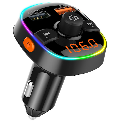 Title 2, Car Bluetooth MP3 Player Car FM Transmitter Han...