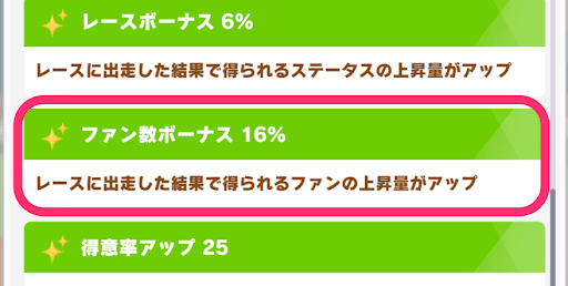 ウマ娘_サポートはファン数ボーナス持ちで固める