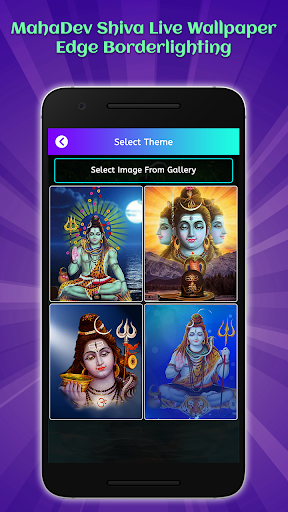 MahaDev Shiva Live Wallpaper-Edge Borderlighting