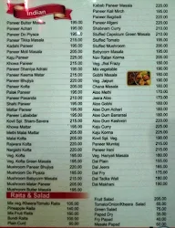 Kovil Restaurant menu 1