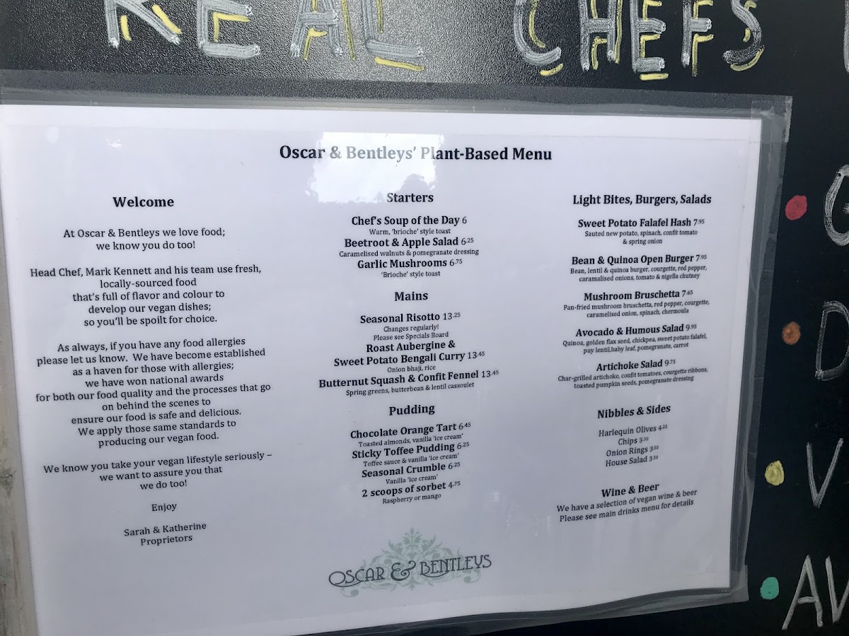 Plant-Based Menu