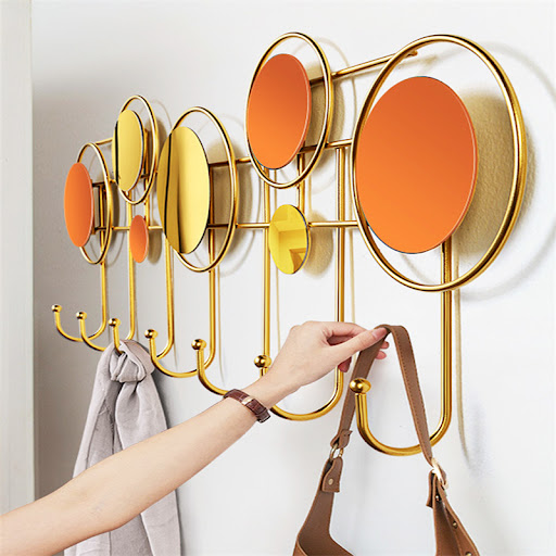 Title 4, Doorway Wall Hanging Coat Rack, Wall-mounted Pu...
