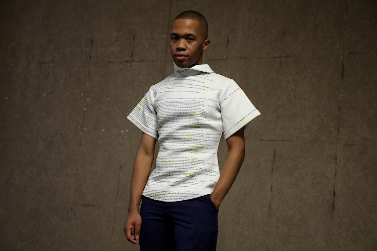 Rising star Thebe Magugu runs his eponymous fashion brand from Joburg.