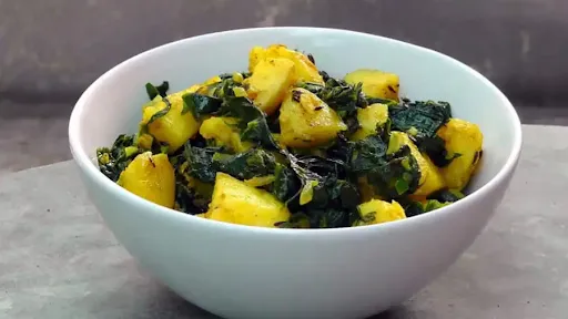 Dry Aloo Palak