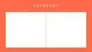 Orange Weekly - Daily Schedule item