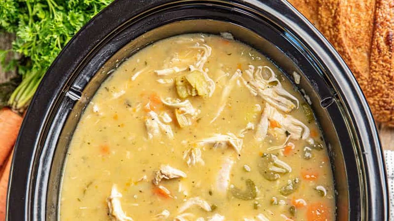 Slow Cooker Turkey Soup