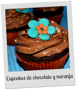 CUPCAKES DE CHOCOLATE Y NARANJA