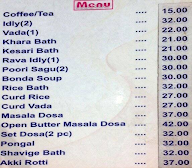 Brahmin's coffee  Bar menu 3