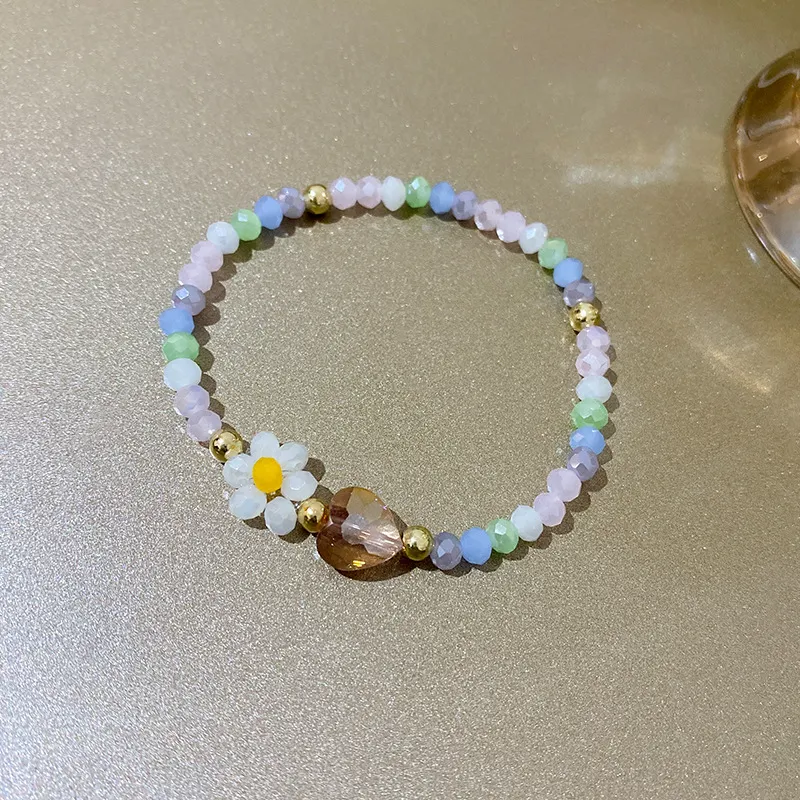 Nieuwe dames armband met kristallen kralen, een stijlvol sieraad dat elke outfit compleet maakt. Bestel nu en straal!