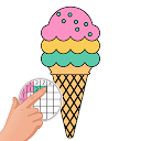 アプリのダウンロード Pixel Art Dessert - Color by number をインストールする 最新 APK ダウンローダ