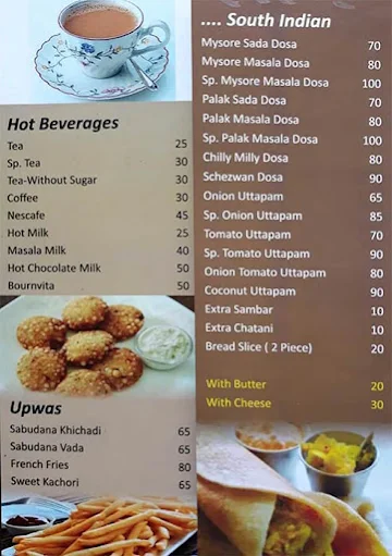 Kalyani Pure Veg menu 