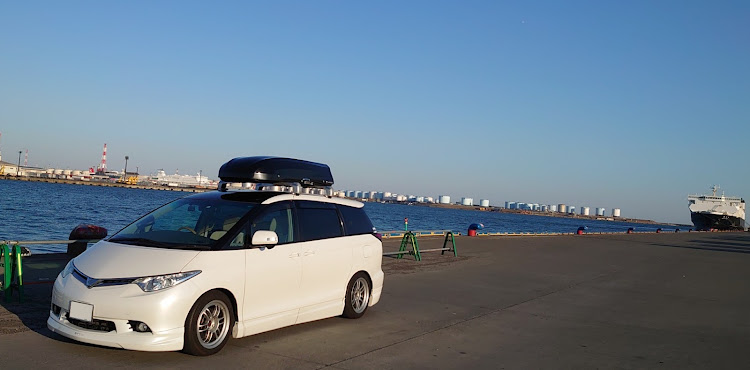 エスティマのホイール交換・RPF1・パンクした・ミシュランプライマシー3・洗車に関するカスタム事例の投稿画像1枚目
