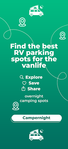 Screenshot Campernight RV & Camper Spots