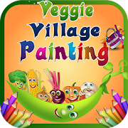 Veggie Village Painting  Icon