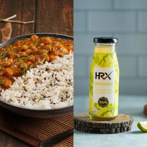 Chole Chawal + Lemonade (200ml)