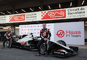 Haas F1 drivers Kevin Magnussen (right) and Romain Grosjean are both out of contract at the end of 2020.