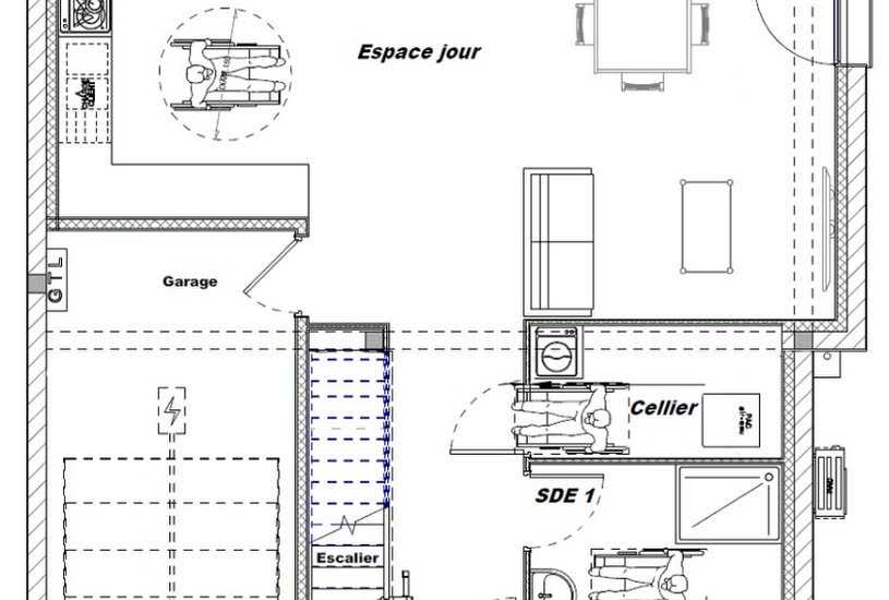  Vente Terrain + Maison - Terrain : 393m² - Maison : 118m² à Bréval (78980) 