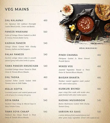 Kalaunji menu 