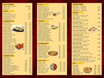 Radhey Shyam Ki Rasoi menu 