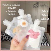 Chai Chiết Mỹ Phẩm - Dầu Gội Sữa Tắm Sale Túi Đựng Mỹ Phẩm - Du Lịch Trong Suốt Mini Chống 30Ml/ 50Ml/ 100Ml