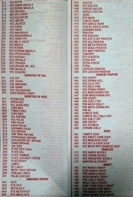 Hotel Guru Kripa menu 3