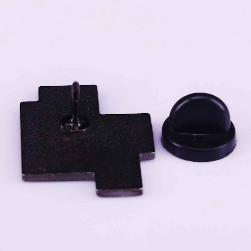 Title 2, Simple Geometric Abstract Art Painting Brooch, ...
