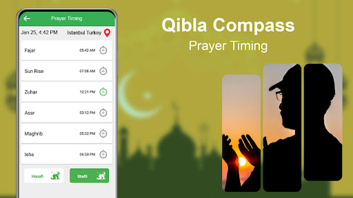 Screenshot Qibla Finder, Prayer Time Azan