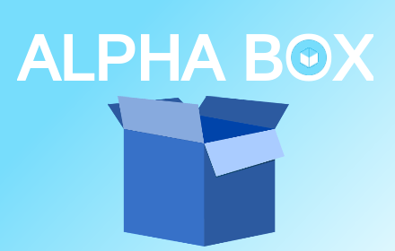 Alpha Box chrome extension